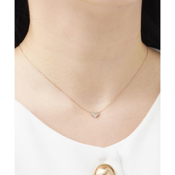 K18 PG パーフェクトハートインフィニティネックレス（小） | Samantha Tiara | 詳細画像5 