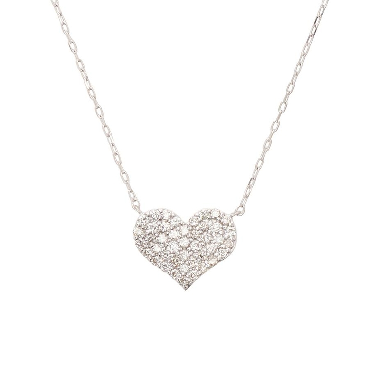 K18 WG パーフェクトハートインフィニティネックレス（中） | Samantha Tiara | 詳細画像1 