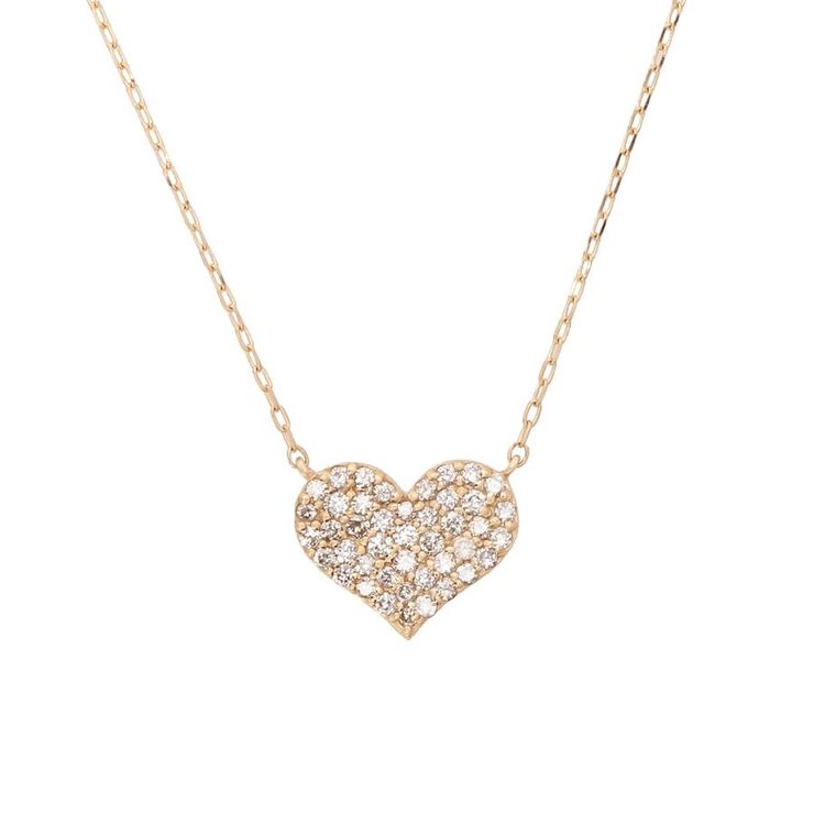 K18 YG パーフェクトハートインフィニティネックレス（中） | Samantha Tiara | 詳細画像1 