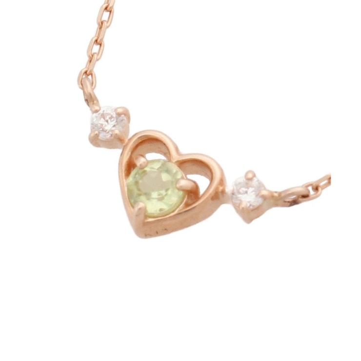 K10PG ハートネックレス≪8月 誕生石≫ | Samantha Tiara | 詳細画像2 