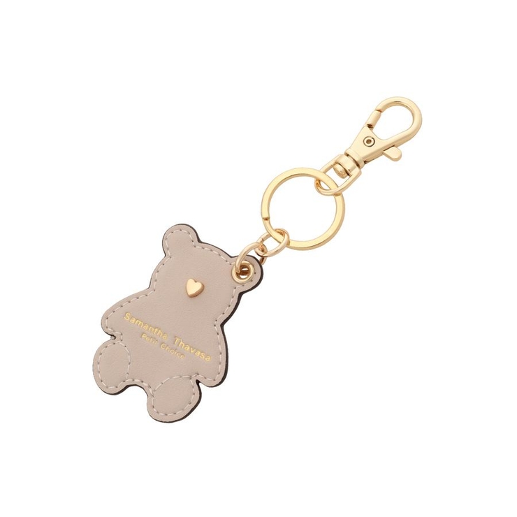 ピンクベージュ | くまモチーフ バッグチャーム | Samantha Thavasa Petit Choice