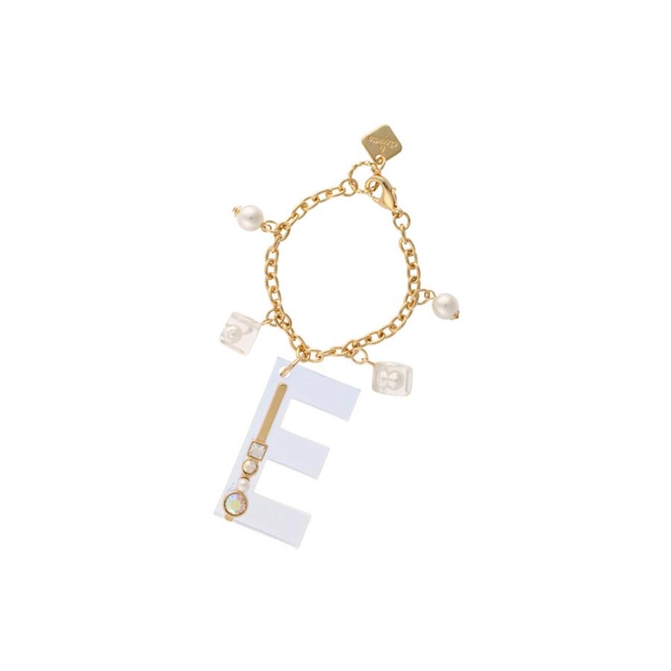 クリア | [f]透明イニシャルチャーム E | & chouette