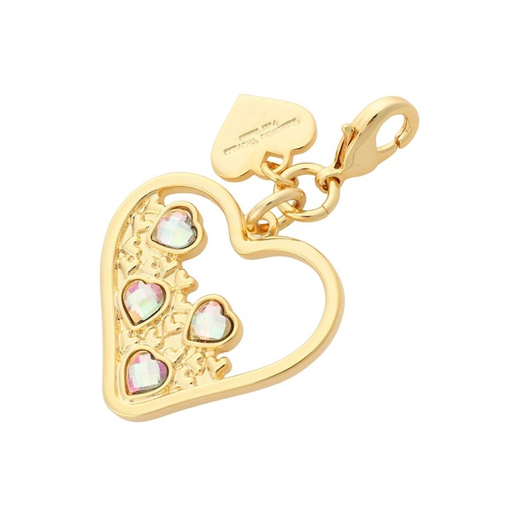 クリア | ハートモチーフ ファスナーチャーム | Samantha Thavasa Petit Choice