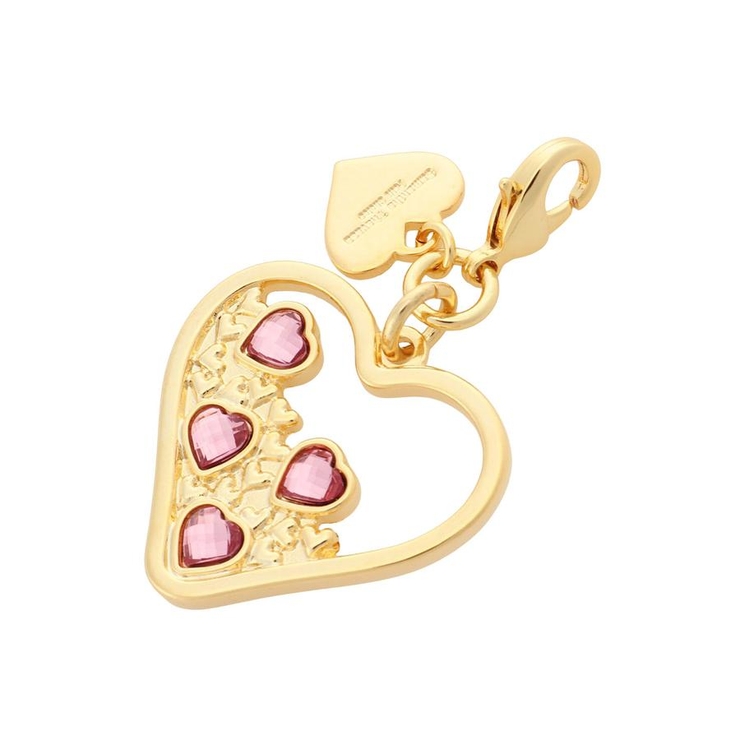 ピンク | ハートモチーフ ファスナーチャーム | Samantha Thavasa Petit Choice