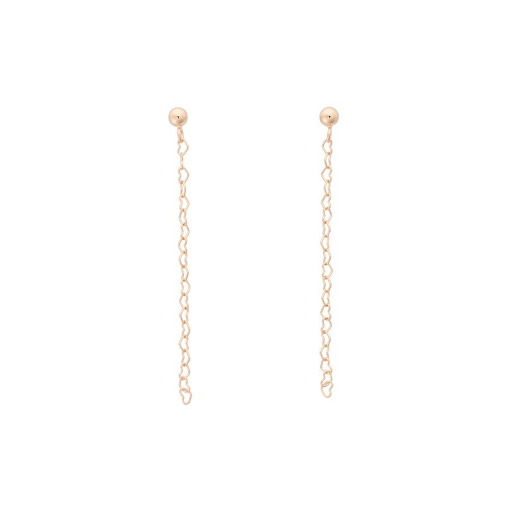 サマンサティアラ Samantha Tiara ピアス ハートチェーン k18 サマンサ