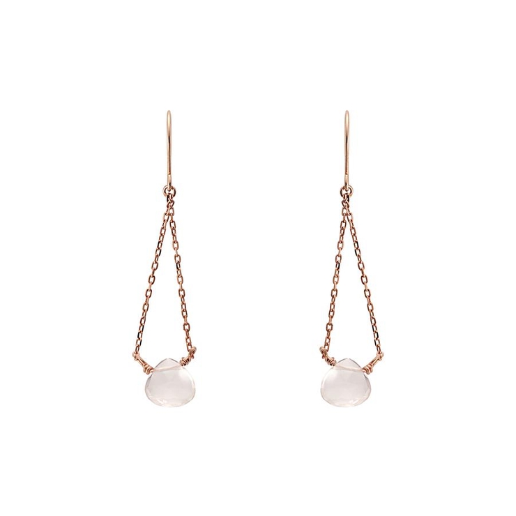 ≪WEB限定≫ローズクォーツピアス[品番：STJW0006404]｜Samantha Tiara 
