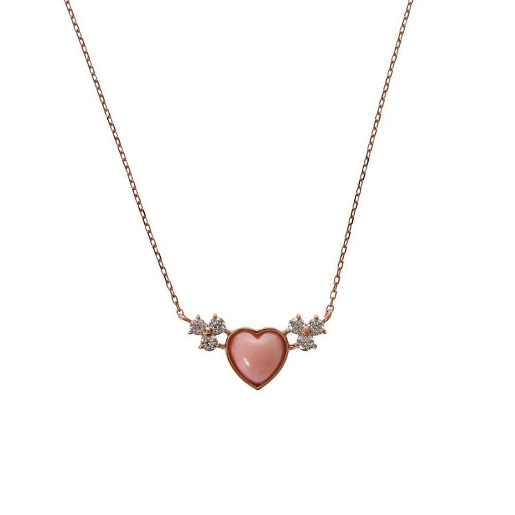 ハートオパールネックレス[品番：STJW0006463]｜Samantha Tiara 