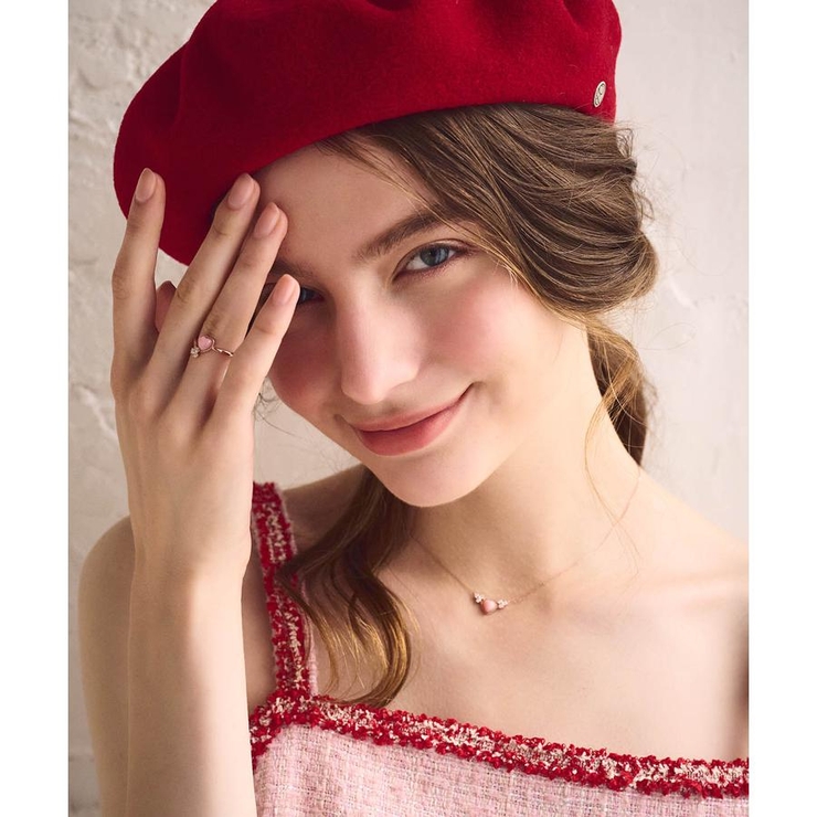 ハートオパールネックレス[品番：STJW0006463]｜Samantha Tiara 