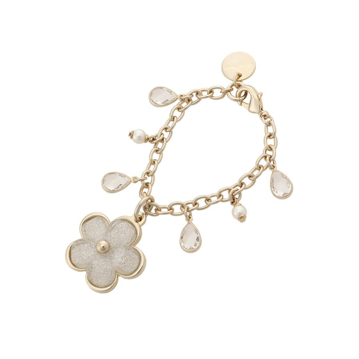 クリア | クリアラメフラワーバッグチャーム | Samantha Thavasa