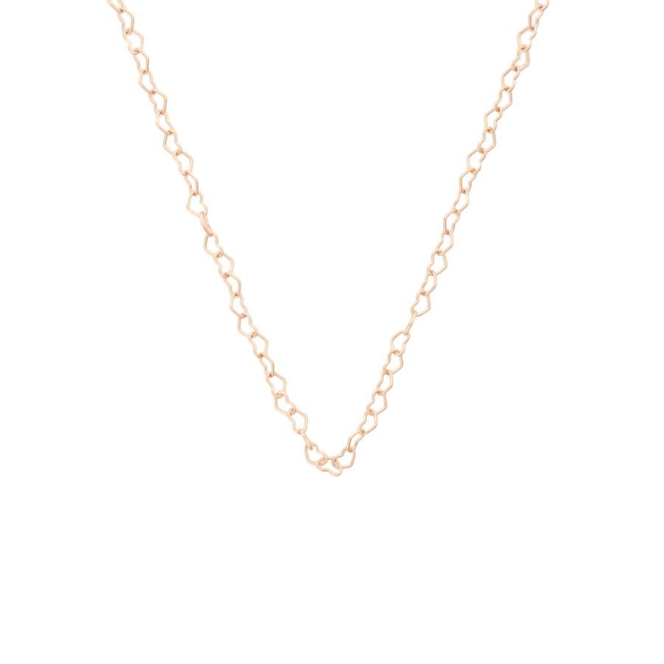 K14GF×メッキ | K14GF ハートチェーン ネックレス(40cm) | Samantha Tiara