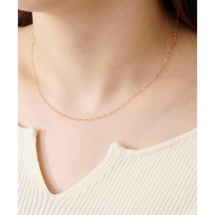 K14GF ハートチェーン ネックレス(40cm) | Samantha Tiara | 詳細画像4 