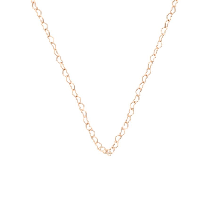 K14GF×メッキ | K14GF ハートチェーン ロングネックレス(60cm) | Samantha Tiara