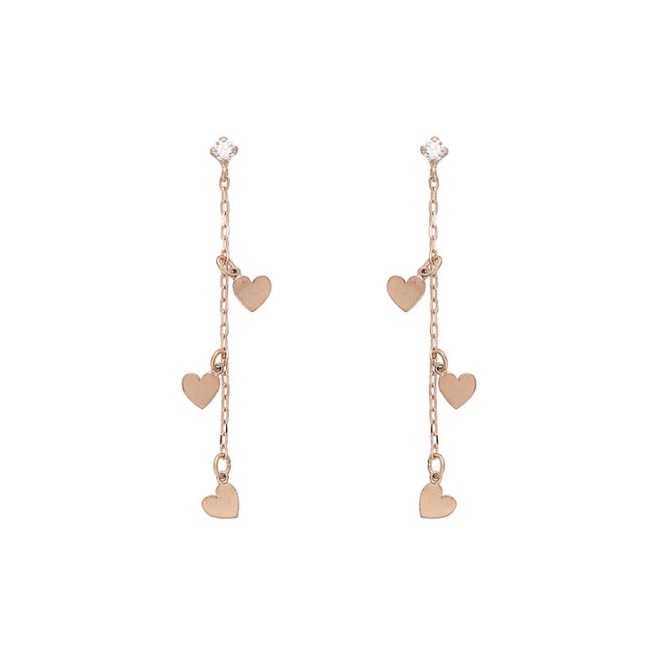 K10 PG | K10 PG チェーンピアス(ハート) | Samantha Tiara