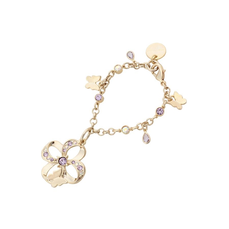 ラベンダー | フラワーパピヨンモチーフ バッグチャーム | Samantha Thavasa