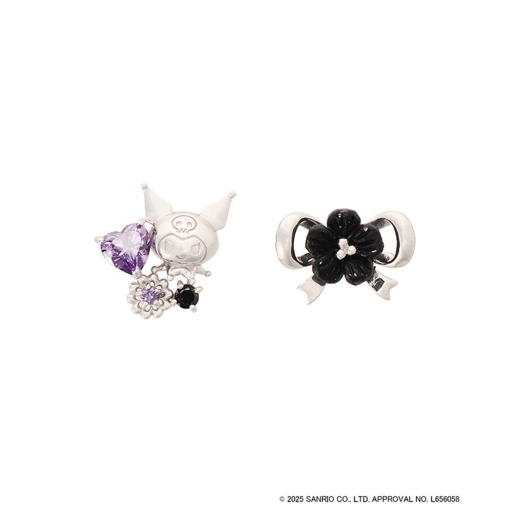 SILVER rhodiumメッキ | 「クロミ」コレクション ピアス | Samantha Tiara