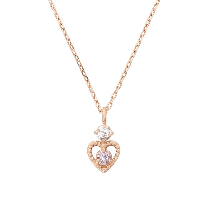 K10 PG | K10 PG ハートネックレス≪9月 誕生石≫ | Samantha Tiara