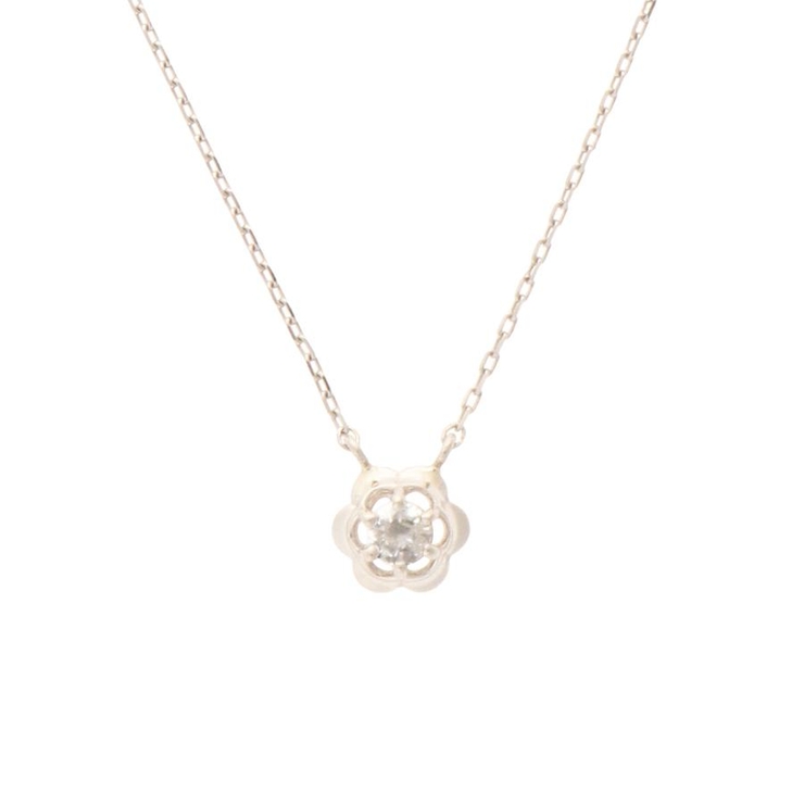 プラチナダイヤモンド ネックレス(花)[品番：STJW0010911]｜Samantha 