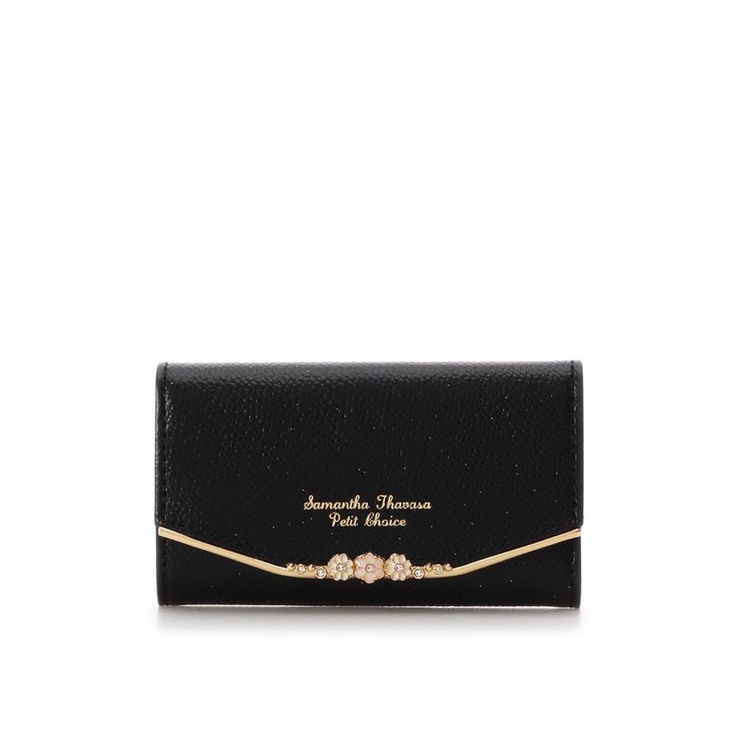 ブラック | フラワーバー キーケース | Samantha Thavasa Petit Choice