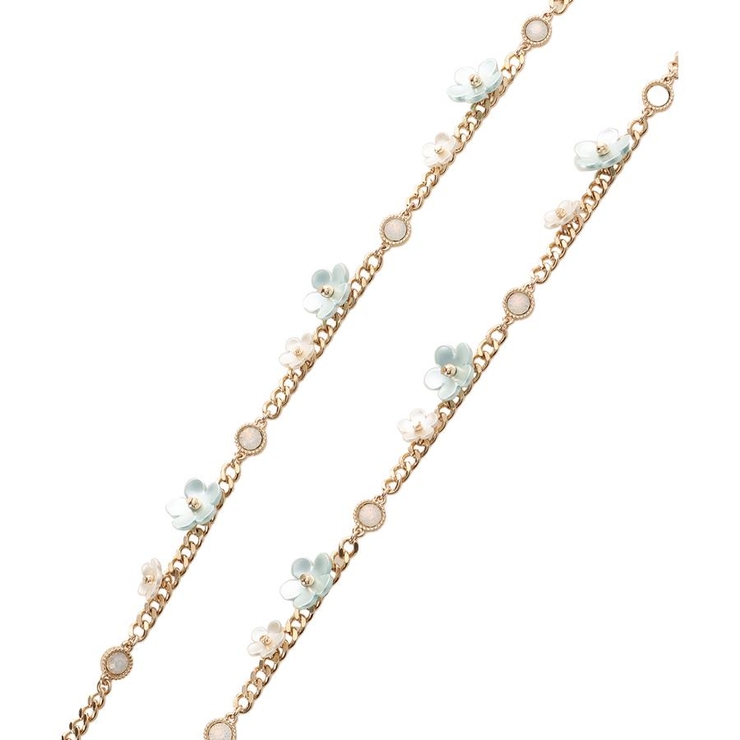 フラワーモチーフロングチェーン | Samantha Thavasa Petit Choice | 詳細画像3 