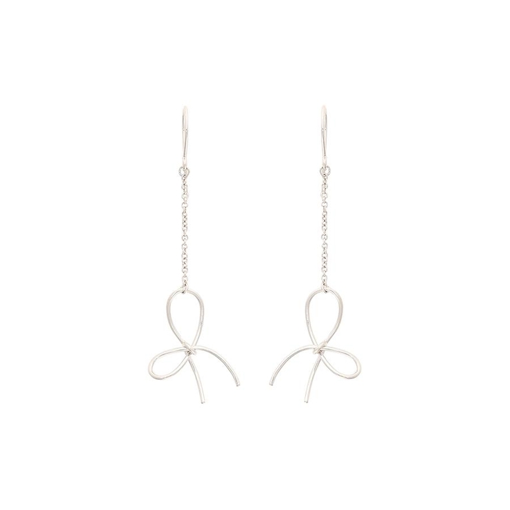 K14GF リボンチェーンピアス | Samantha Tiara | 詳細画像1 