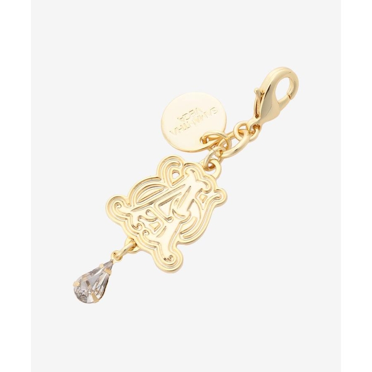 ゴールド | ドロップストーンイニシャルファスナーチャーム（A） | SAMANTHAVEGA