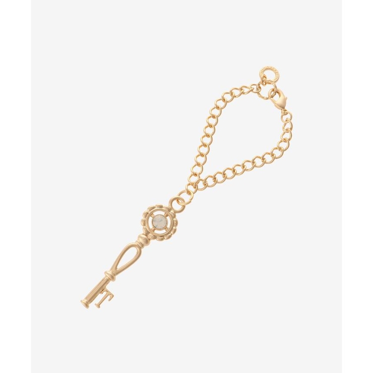 ゴールド | イニシャル鍵チャーム T | & chouette