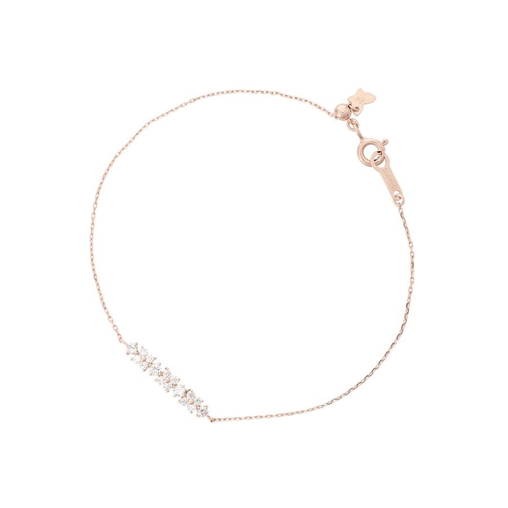 SILVER PGメッキ | フラワーモチーフバンド ブレスレット | Samantha Tiara