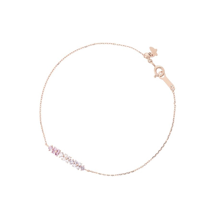 SILVER PGメッキ | フラワーモチーフバンド ブレスレット | Samantha Tiara