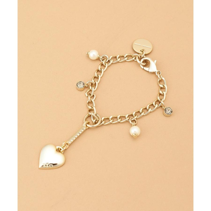 ブラック | ゴールドハートバッグチャーム | Samantha Thavasa