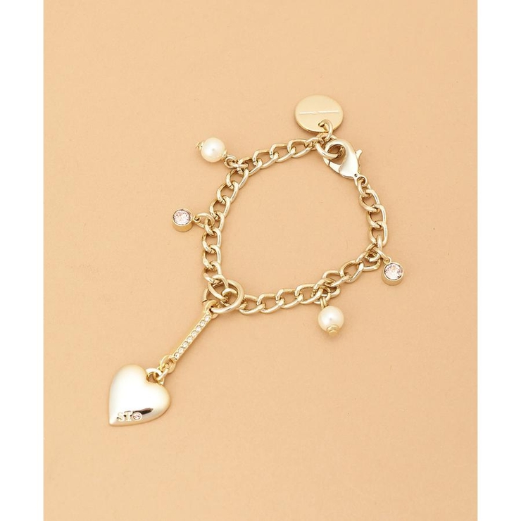 ピンク | ゴールドハートバッグチャーム | Samantha Thavasa