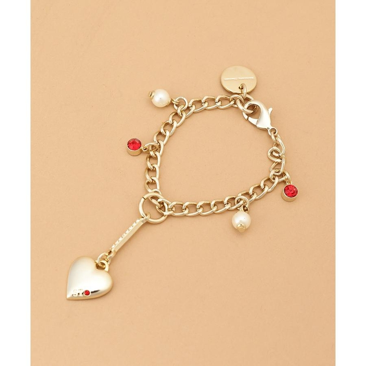 レッド | ゴールドハートバッグチャーム | Samantha Thavasa