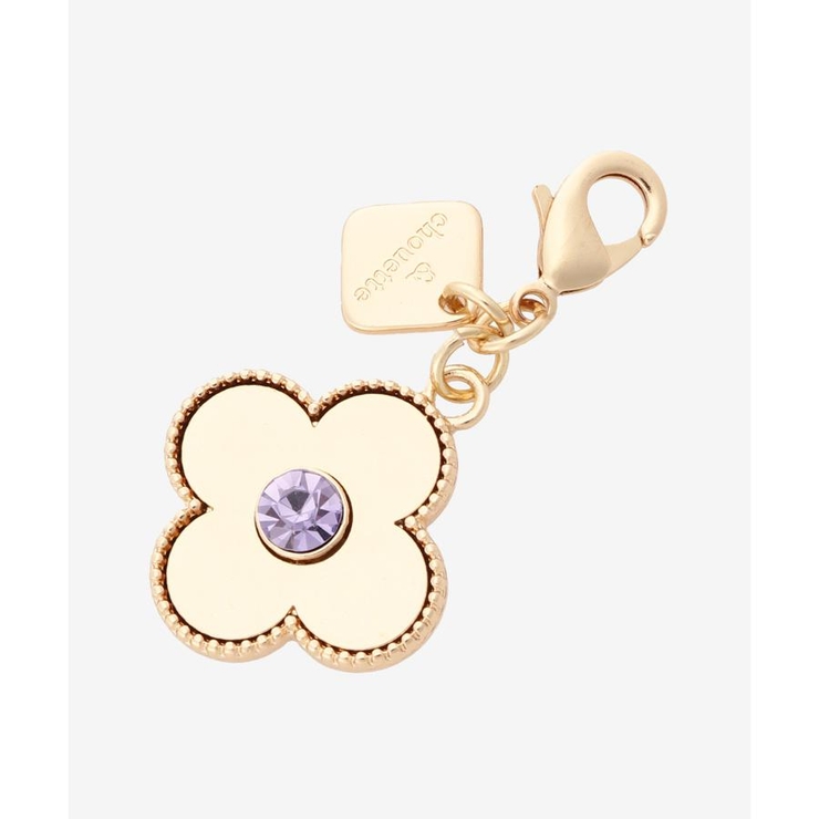 ゴールド | バースストーンカラー クローバーファスナートップ２月 | & chouette