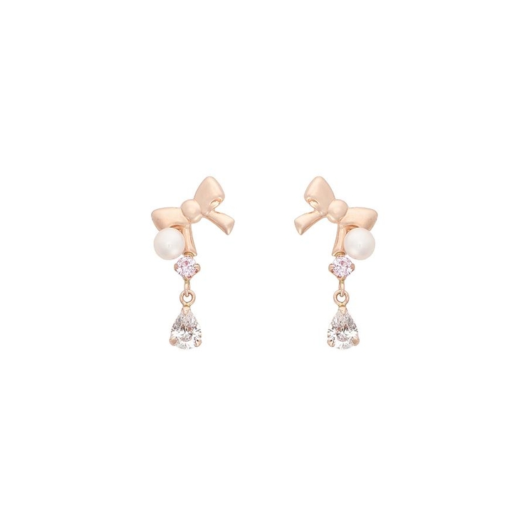 K10 PG | K10PG リボンピアス | Samantha Tiara