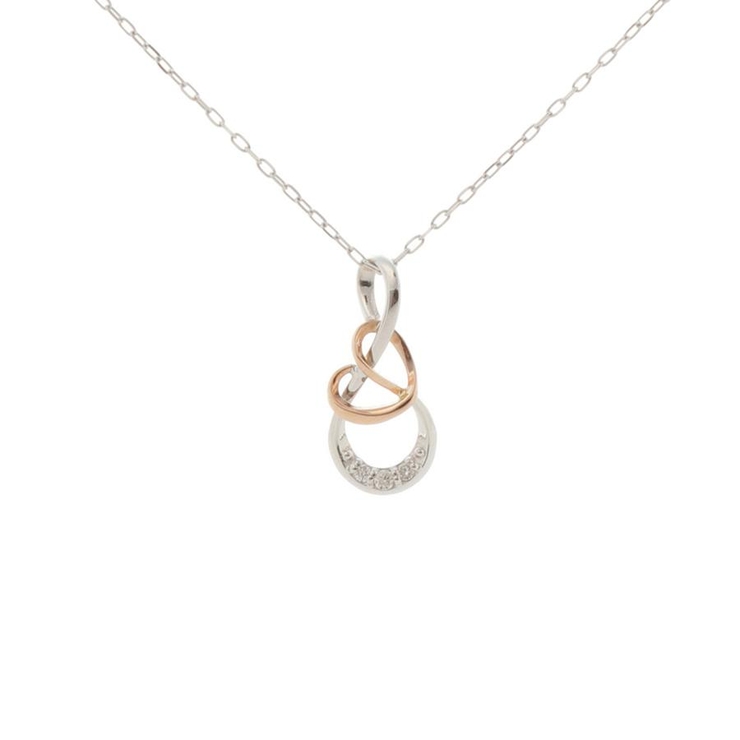 K10xK10 | K10 WG×PG Infinity Love Knot ネックレス | Samantha Tiara