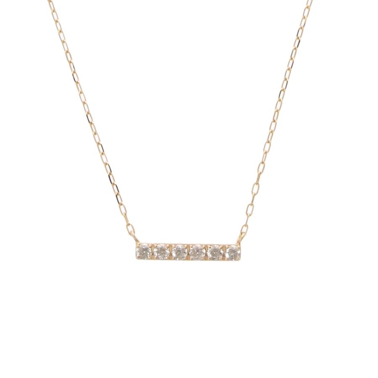 ダイヤモンド バーネックレス[品番：STJW0003399]｜Samantha Tiara