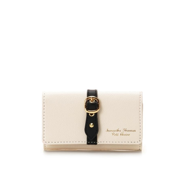 オフホワイト | フロントベルト キーケース | Samantha Thavasa Petit Choice