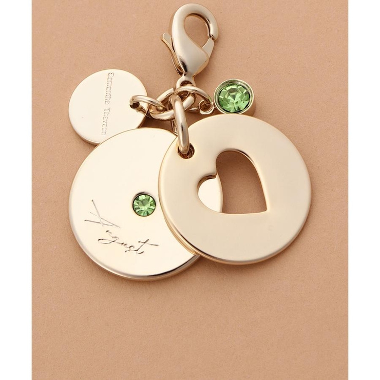 バースデーストーンカラービジューファスナーチャーム（8月） | Samantha Thavasa | 詳細画像3 