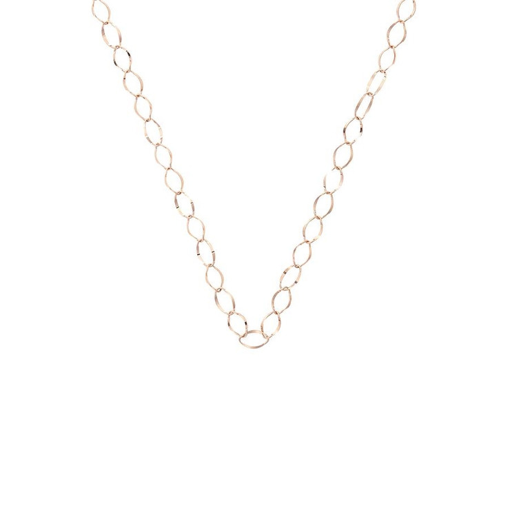 K14GF×メッキ | K14GF フリルロングチェーンネックレス(45cm) | Samantha Tiara