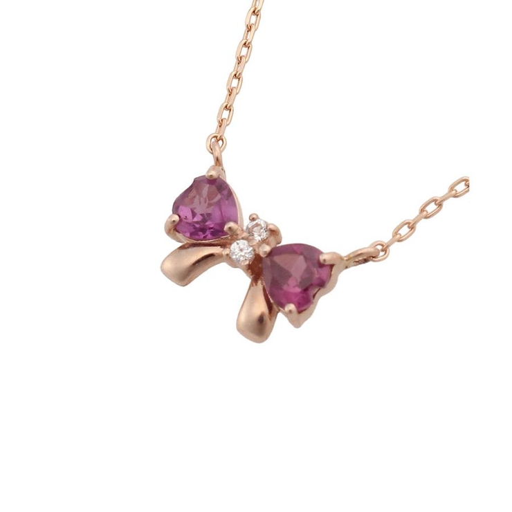 K10PG リボンネックレス≪1月 誕生石≫ | Samantha Tiara | 詳細画像2 