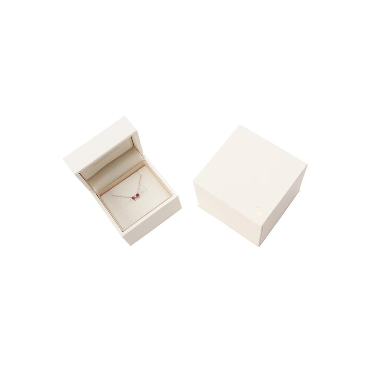 K10PG リボンネックレス≪1月 誕生石≫[品番：STJW0014065