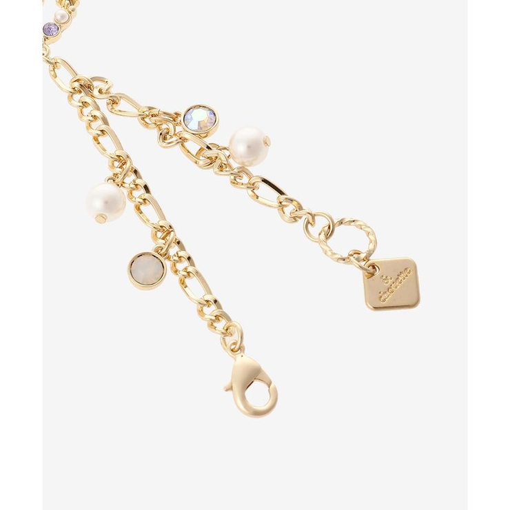 オーバルフラワーイニシャルバッグチャーム(A) | & chouette | 詳細画像3 