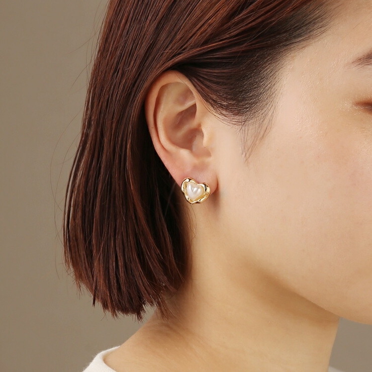 ピアス ハート パール | sankyo shokai  | 詳細画像3 