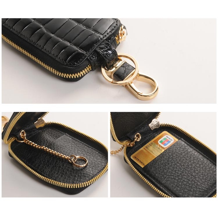 クロコダイル スマートキーケース シャイニング | sankyo shokai  | 詳細画像7 