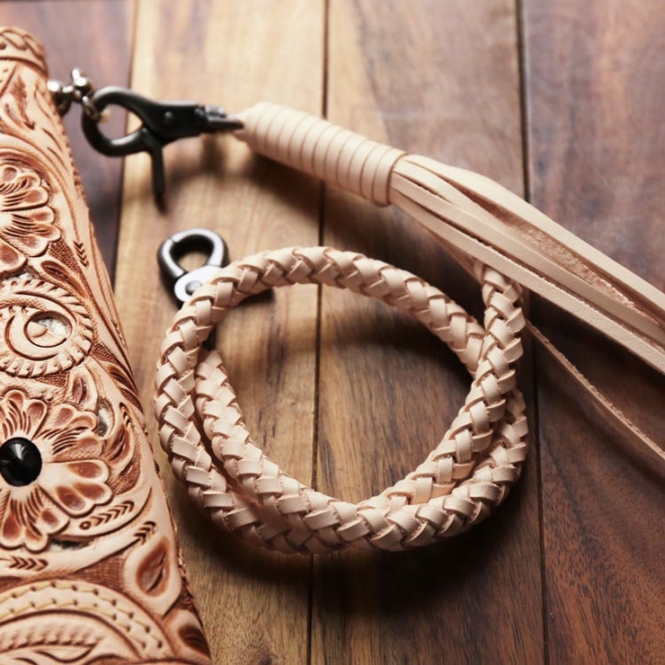 レザー ウォレットロープ 手編み | sankyo shokai  | 詳細画像1 