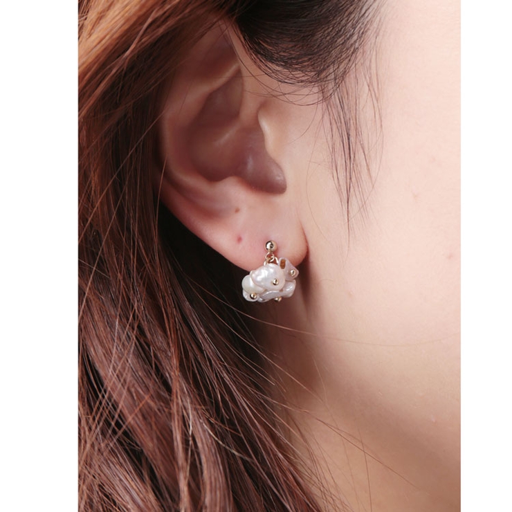 淡水 パール ピアス | sankyo shokai  | 詳細画像3 