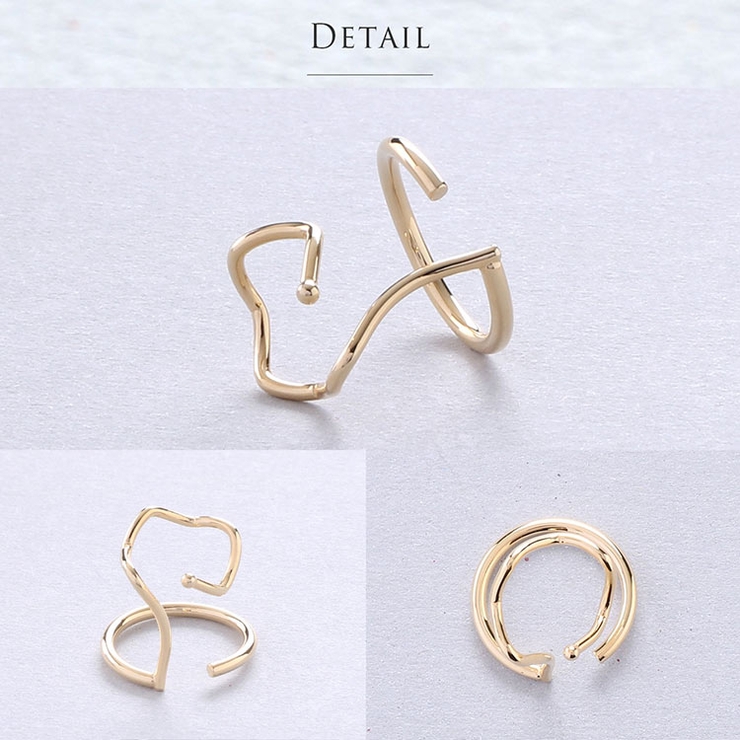 ダブル ライン イヤーカフ | sankyo shokai  | 詳細画像6 