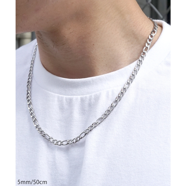 サージカルステンレス フィガロ チェーン ネックレス Sbg 品番 Sbga Sbg エスビージー のメンズ ファッション通販 Shoplist ショップリスト