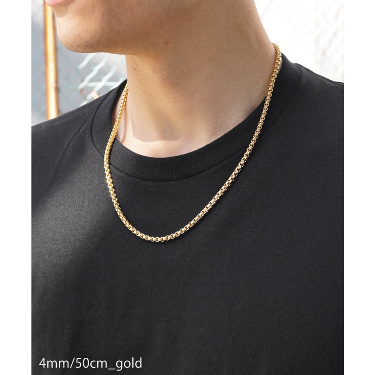ベネチアン ロープ ステンレス チェーン ネックレス SBG[品番：SBGA0001820]｜SBG （エスビージー）のメンズファッション通販｜SHOPLIST（ショップリスト）