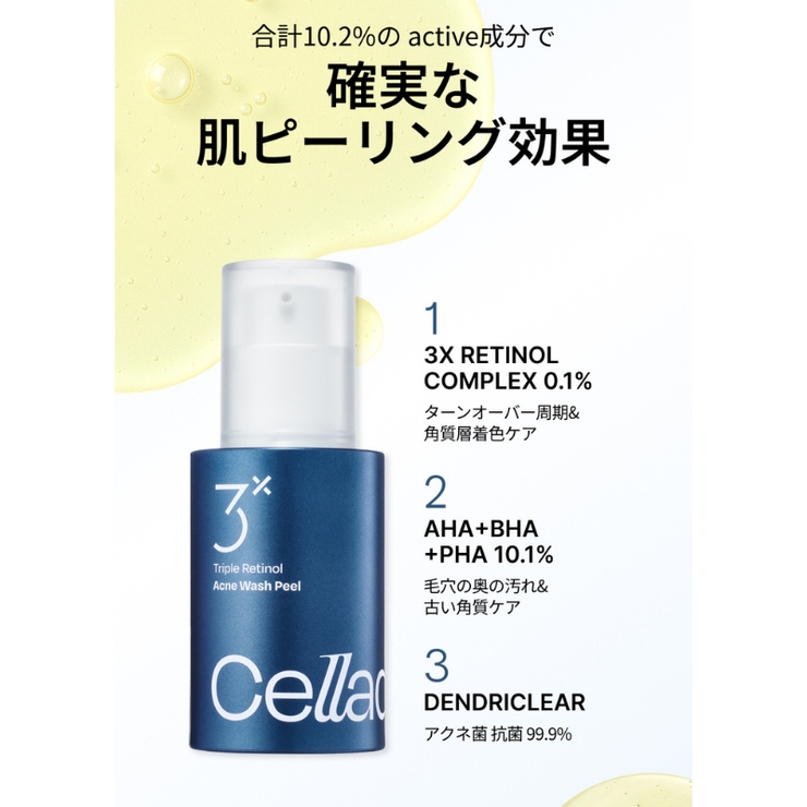 Celladix（セラディックス）トリプルレチノールウォッシュピール30ml  | SYPRÉ | 詳細画像5 