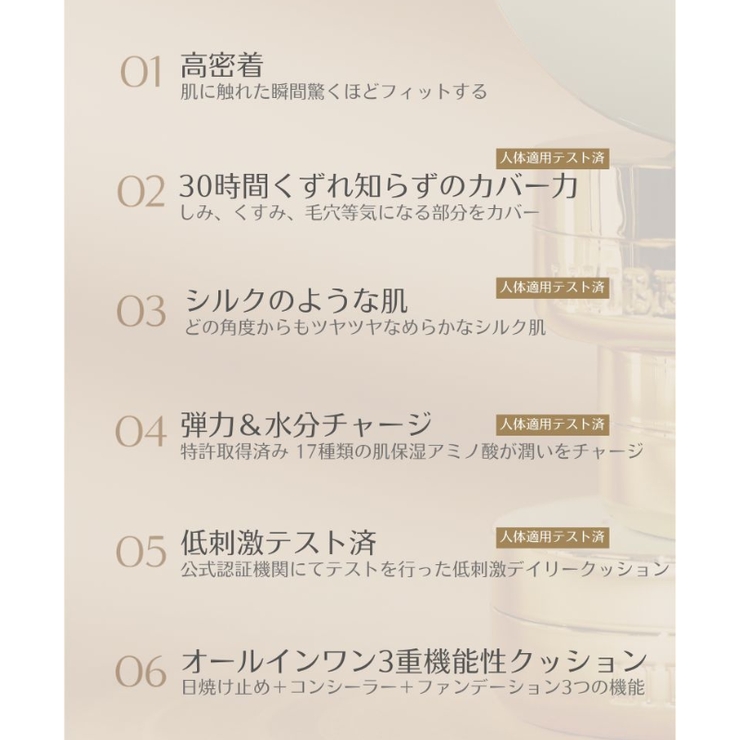 LILIBETH（リリベス）PFフルカバレッジクッションファンデ13g | SYPRÉ | 詳細画像4 